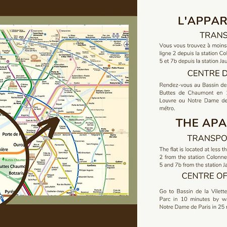 Independant Flat: Canal St Martin&Trains Stations! باريس المظهر الخارجي الصورة